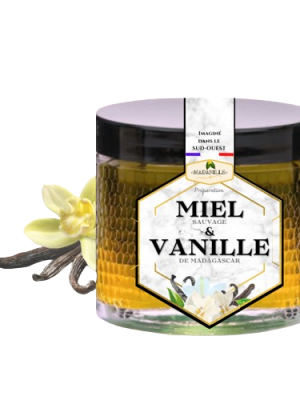 préparation de miel à la vanille